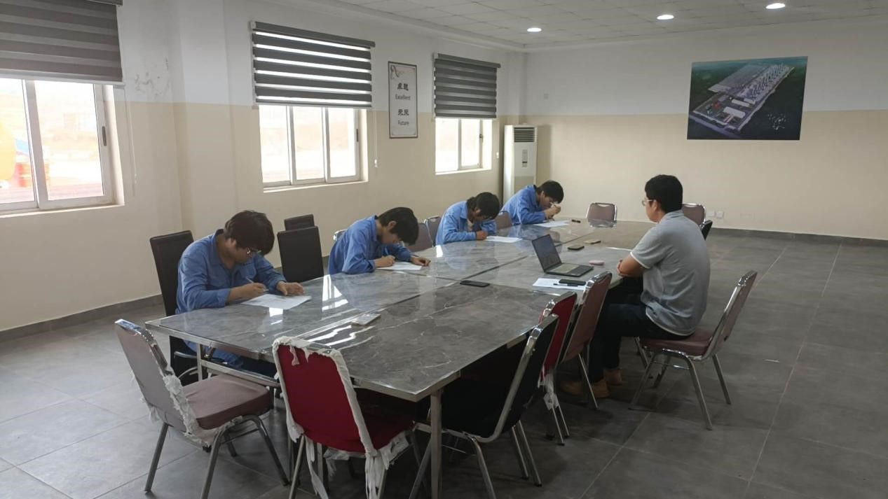 裕丰电力尼日利亚公司开展新员工摸底考试